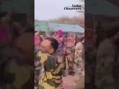 BSF Celebrates Holi with Joy at India-Pakistan Border