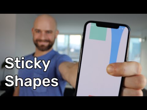 React Native Sticky Shapes