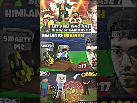 LET'S SEE WHO HAS BIGGEST FANBASE?#yessmartypie #himlands #gamerfleet #proboiz95 #shorts #shortvideo