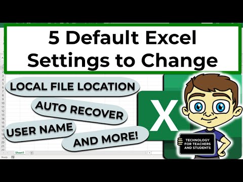 Five Microsoft Excel Settings You MUST Change (Save Time & Stress!)