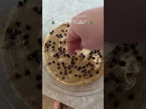 Holiday Cookie Cake Recipe 🎄 Easy and versatile! #holidayseason #christmascookie