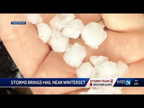 KCCI viewers send in photos of hail during Friday's storm