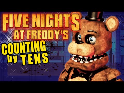 Five Nights at Freddys FNAF Teaching Counting by Tens Educational Math Video for Kids