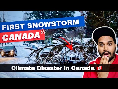 First Snowstorm Ontario & Quebec | Canada Climate Disaster 🇨🇦