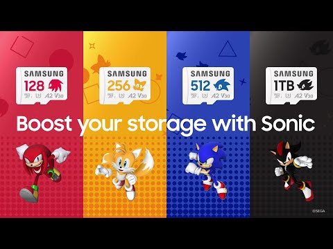 Sonic the Hedgehog™ microSD Card: Get a Sonic Boost | Samsung