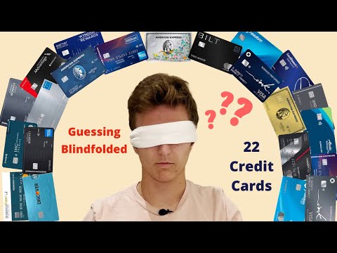 Guessing My 22 Credit Cards While Blindfolded