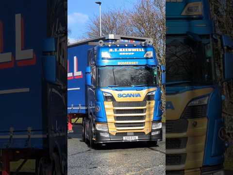 R T Keedwell Scania S Series #truck at Lymm Truckstop #shorts #shortvideo #youtubeshorts