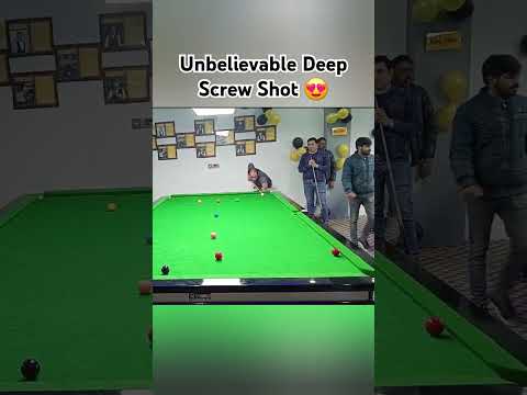 Snooker Unbelievable Deep Screw Shot | Snooker Champions Official #screwshot #snooke