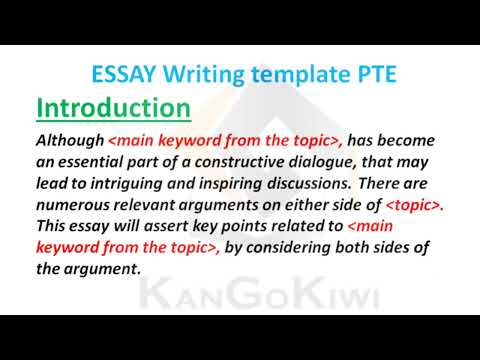 2024 PTE Writing Essay Template | Score 90/90 | Essay Template #essay #template #ptetips #ptewriting