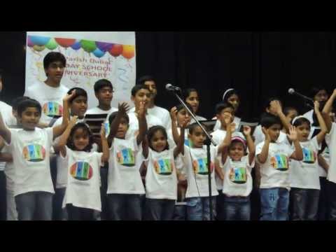 Rachel's First Stage Performance - Sunday School Annual Day, Dubai