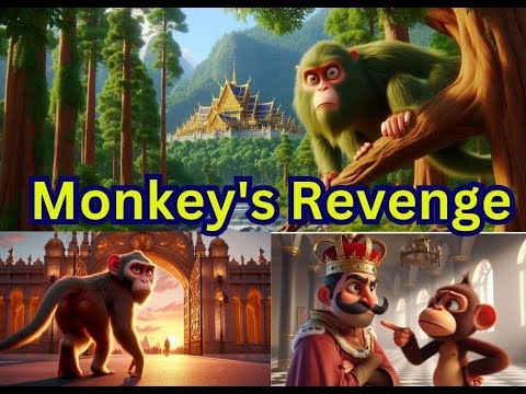 Monkey Revenge | Panchatantra Stories in English | Cartoon Story | English Moral Stories for Kids