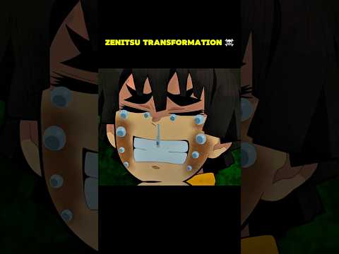 Zenitsu Funny Moments ❌️ Zenitsu Transformation ✅️☠️ #zenitsu#demonslayer#anime#kny#shorts