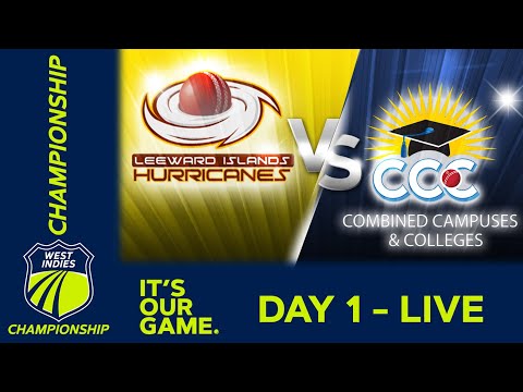 🔴 LIVE Leeward Island vs CCC - Day 1 | West Indies Championship 2025 | 12th March #WIChamps