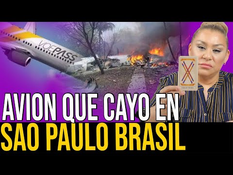 AVION SE ESTRELLA EN SAU PAULO BRASIL LO QUE SUCEDIÓ EXACTAMENTE