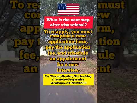 What is the next step after Visa refusal? 🇺🇸 | US Visa refusal #usainterview #usvisarefusal