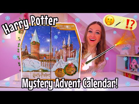 UNBOXING A *GOLDEN* MYSTERY HARRY POTTER ADVENT CALENDAR 2024!😱🪄⁉️(24 MYSTERY BOXES & REAL MAGIC?!🤫)