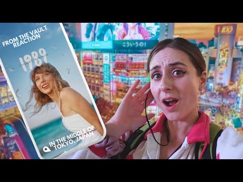 1989 (Taylor's Version) VAULT SONGS REACTION | TAYLOR SWIFT reaction in the middle of Tokyo!