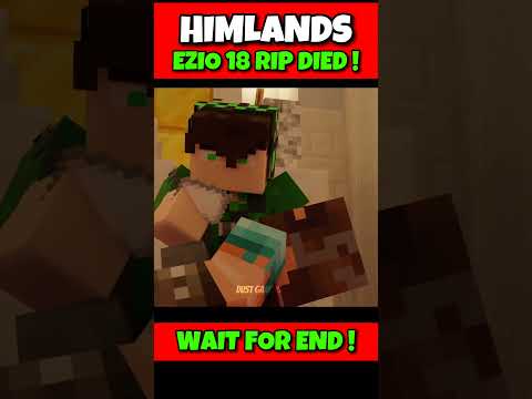 HIMLANDS SEASON 6 EZIO18RIP IS DEAD ! #himlands #smartypie #shortvideo #viral #minecraft