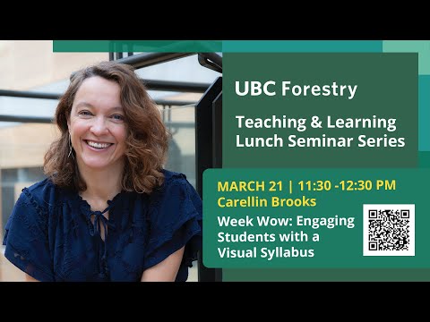 Week Wow: Engaging Students with a Visual Syllabus - Dr. Carellin Brooks