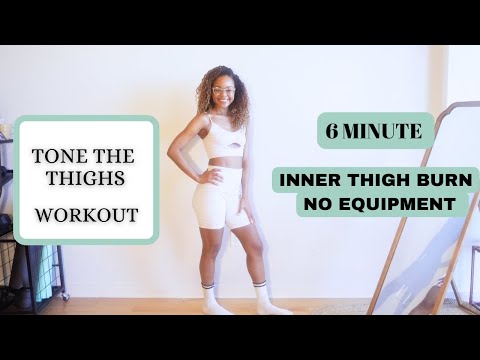 BANISH THE FAT- TONE THE INNER THIGHS- all standing, no equipment