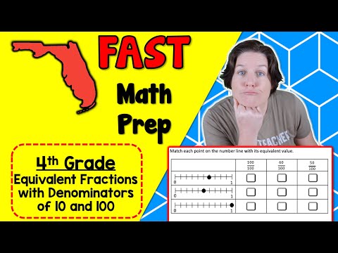 4th GRADE | Florida FAST Math Test Prep FREEBIE | MA.4.FR.1.1