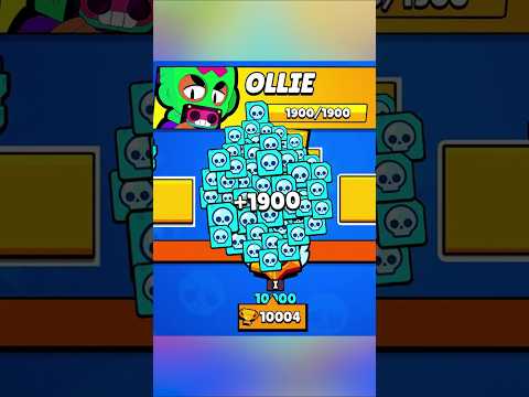 OLLIE 1900 CREDITS🤗🤗🎁 #brawlstars