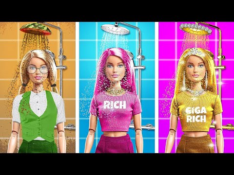 💵 POOR VS RICH VS GIGA RICH CHALLENGE 📦 How to Make Cardboard House by 123 GO