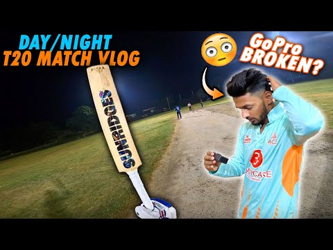 140+ KMPH Ball Hit On My GoPro?😰|| Day Night T20 Match Vlog 😍 || Match Winning Knock 🔥