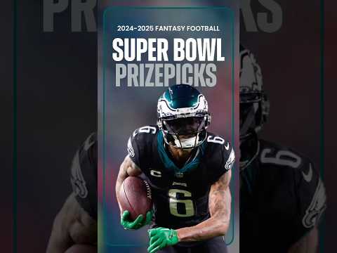 Top PRIZEPICKS Player Predictions for Super Bowl LIX! | Fantasy Football #shorts