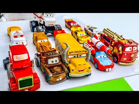 Disney Pixar Cars toys Review | Lightning McQueen, Finn McMissile, Mack, Doc Hudson,Cruz Ramirez