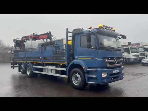 **FOR SALE** 2013 Mercedes Benz Axor 2529 Drop Side Brick Grab - Dixon Commercial Exports Ltd