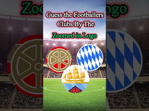 Can you guess the football clubs by their zoomed in logo? #football #quiz #ronaldoquiz