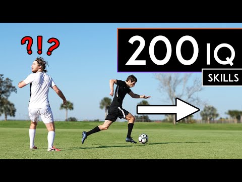 200 IQ FOOTBALL (SOCCER) SKILLS that FOOL DEFENDERS