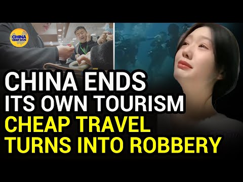 Don’t Travel to China! Horrible tourist trap: Remove your mask during diving, then charge extra…