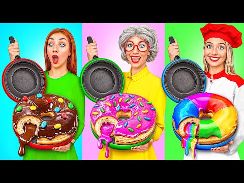 Me vs Grandma Cooking Challenge | Crazy Ideas To Cook by Multi DO Challenge