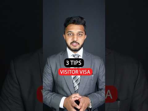 Tips for Visitor/Tourist Visa #canadaimmigration #visitorvisacanada #immigrationconsultant