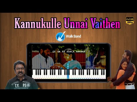 Pennin Manathai Thottu - Kannukulle Unnai Vaithen Song in Piano | SA Rajkumar | Prabhu Deva