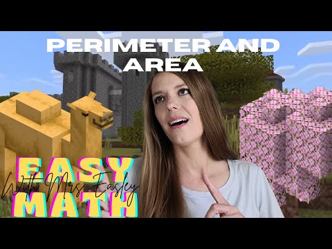 PERIMETER AND AREA [Minecraft Math/ 1.20 Update] 4th Grade Math