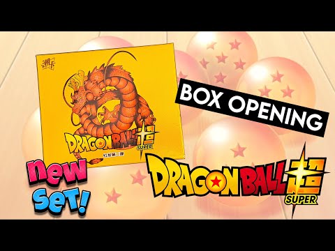 NEW DRAGON BALL cards set! Opening one of the great Chao Ka boxes!