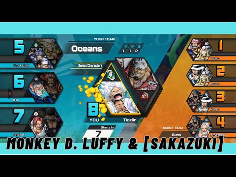 MONKEY D. LUFFY & [SAKAZUKI] GAMEPLAY | ONE PIECE BOUNTY RUSH | OPBR