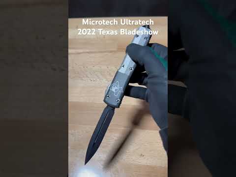 Microtech Ultratech Texas Bladeshow 2022 #tool  #knife #plumber #hvac #electrican #edc