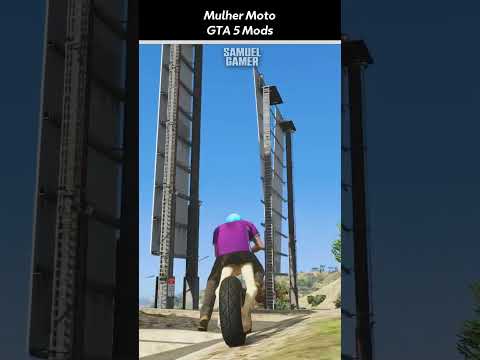 Mulher Moto | GTA 5 #shorts #gta5