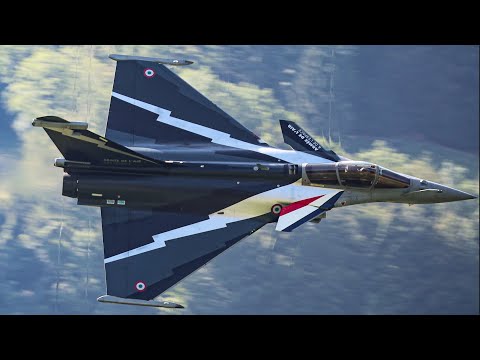 FRENCH AIR FORCE RAFALE SOLO DISPLAY 2023  ZIGAIRMEET  - 4K