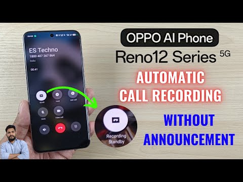 Oppo Reno12 Series : How To Record Calls Automatically Without Announcement? Oppo Default Dialer