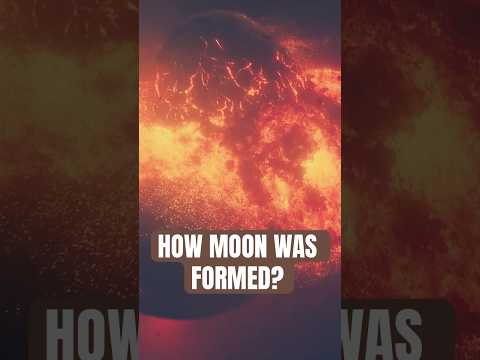 What happened when Earth crashed with a Planet?