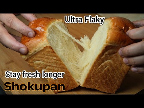 " 30 min. How to Make ULTRA FLAKY Japanese soft Milk Bread at home . @Theapron41