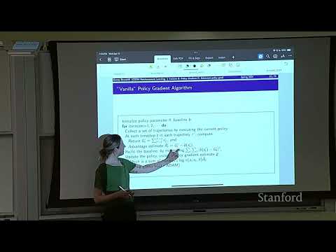 Stanford CS234 Reinforcement Learning I Policy Search 2 I 2024 I Lecture 6