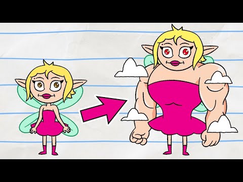 Tiny Tooth Fairy TRANSFORMS | Halloween 🎃🦷  Boy & Dragon | Cartoons for Kids