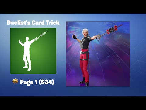 Duelist's Card Trick | Fortnite Emote