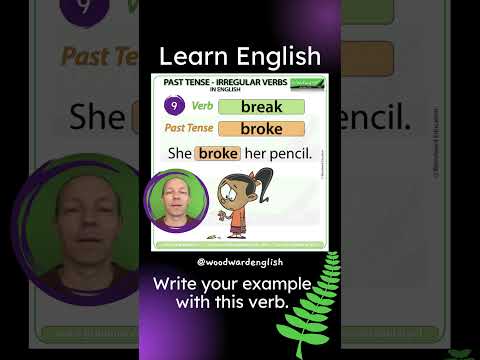 Past Tense of BREAK in English + Example sentence ✅ Learn English Grammar